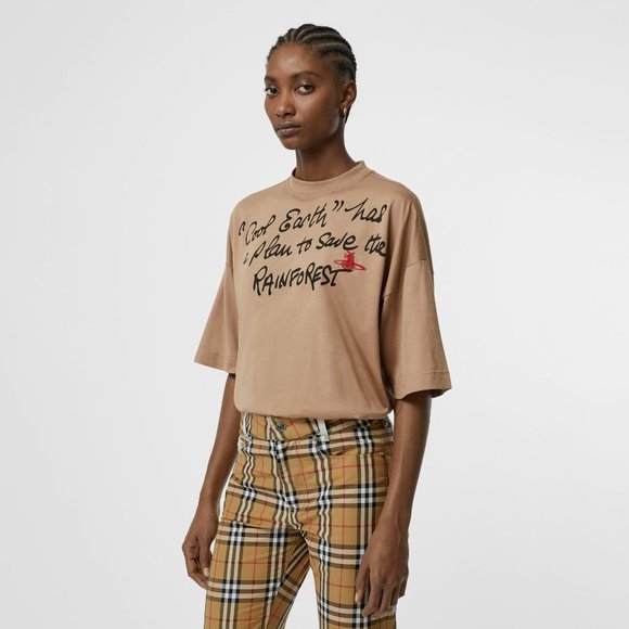 Rare Limited Edition Burberry Westwood Collab Tee - Picture 3 of 9